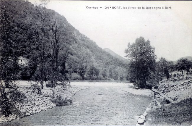 Les rives de la dordogne à bort
